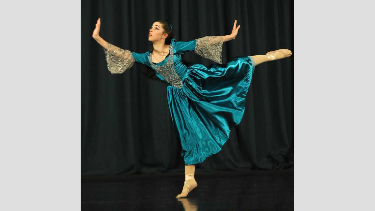 Classical ballet championship 13 and 14 years... Lisa Turner from Old Junee. Picture: Les Smith