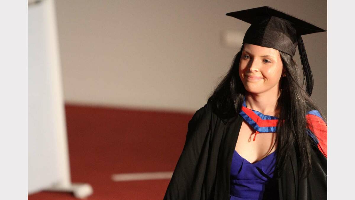 Graduating from Charles Sturt University with a Bachelor of Business (Human Resource Management) is Ashlei Jerrick. Picture: Daisy Huntly