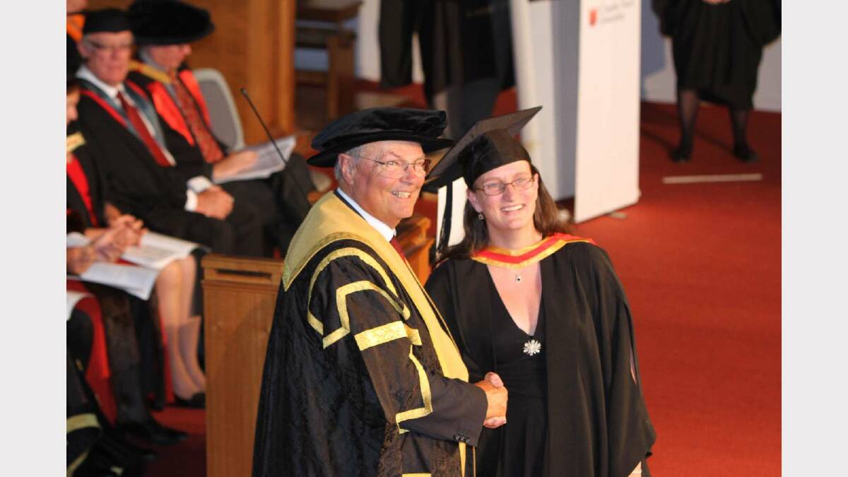 Graduating from Charles Sturt University with a Bachelor of Medical Science is Jade Suthers. Picture: Daisy Huntly