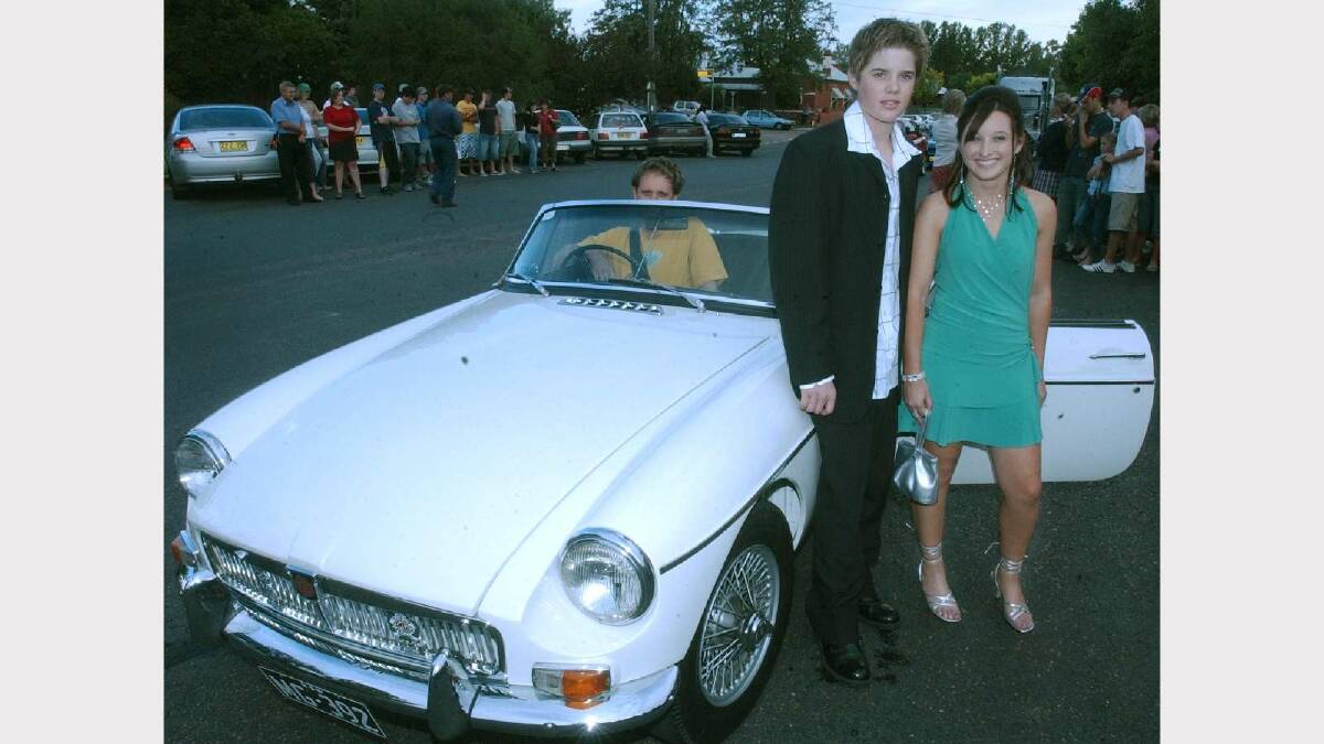 Joel Byrne and Brittany Collins at the Kooringal High School formal in 2004. Picture: Keith Wheeler