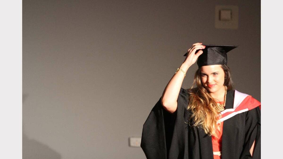Graduating from Charles Sturt University with a Bachelor of Arts (Photography) is Arielle Tapper. Picture: Daisy Huntly