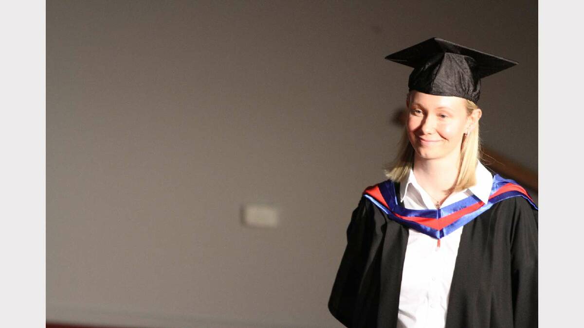 Graduating from Charles Sturt University with a Master of Human Resource Management with distinction is Susan Miller. Picture: Daisy Huntly