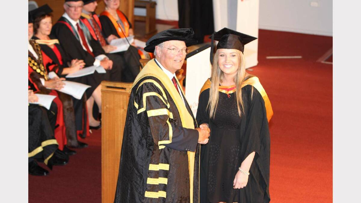 Graduating from Charles Sturt University with a Bachelor of Medical Radiation Science (Medical Imaging) is Virgilia Powell. Picture: Daisy Huntly