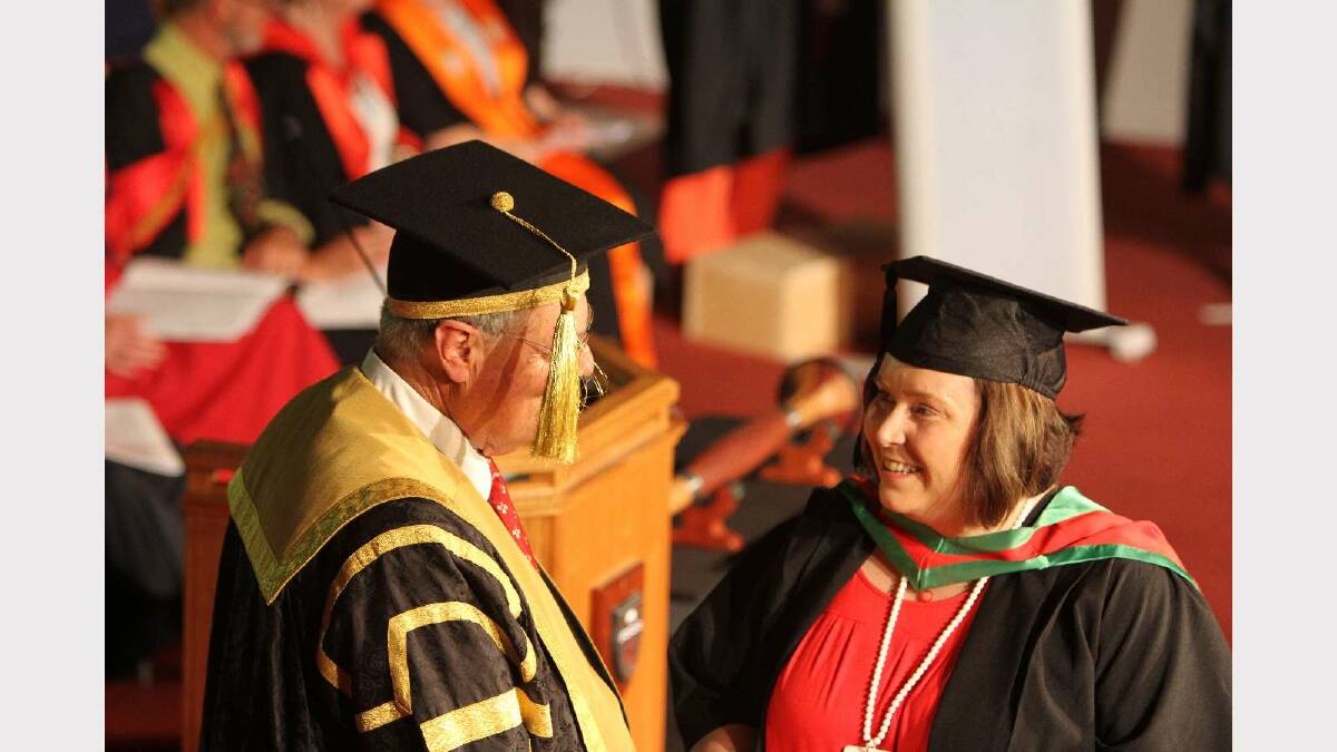 Graduating from Charles Sturt University with a Master of Education (Teacher Librarianship) is Monica Brown. Picture: Daisy Huntly