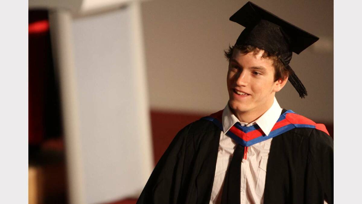 Graduating from Charles Sturt University with a Bachelor of Business (Accounting) is Patrick Fitzsimmons. Picture: Daisy Huntly