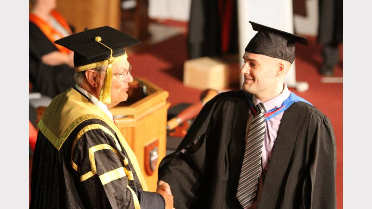Graduating from Charles Sturt University with a Graduate Certificate in Commerce is Christopher O'Connor. Picture: Daisy Huntly