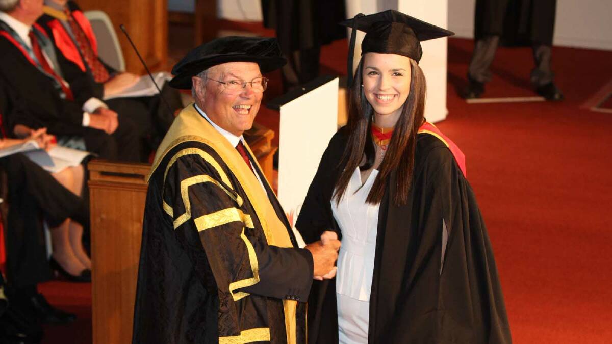 Graduating from Charles Sturt University with a Bachelor of Pharmacy is Alannah Keen. Picture: Daisy Huntly