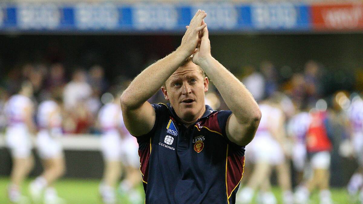 Star power on the cards for NAB Cup clash at Robertson Oval ... Brisbane Lions coach Michael Voss. Picture: Getty Images