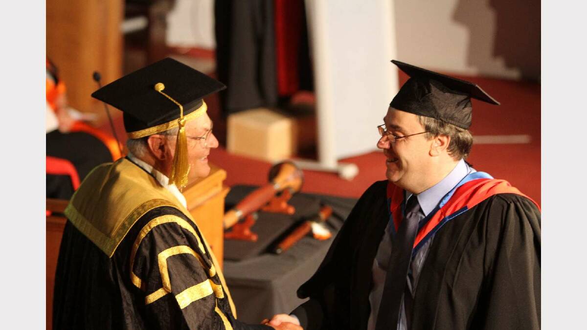 Graduating from Charles Sturt University with a Bachelor of Business (Accounting) is Colin Harris. Picture: Daisy Huntly