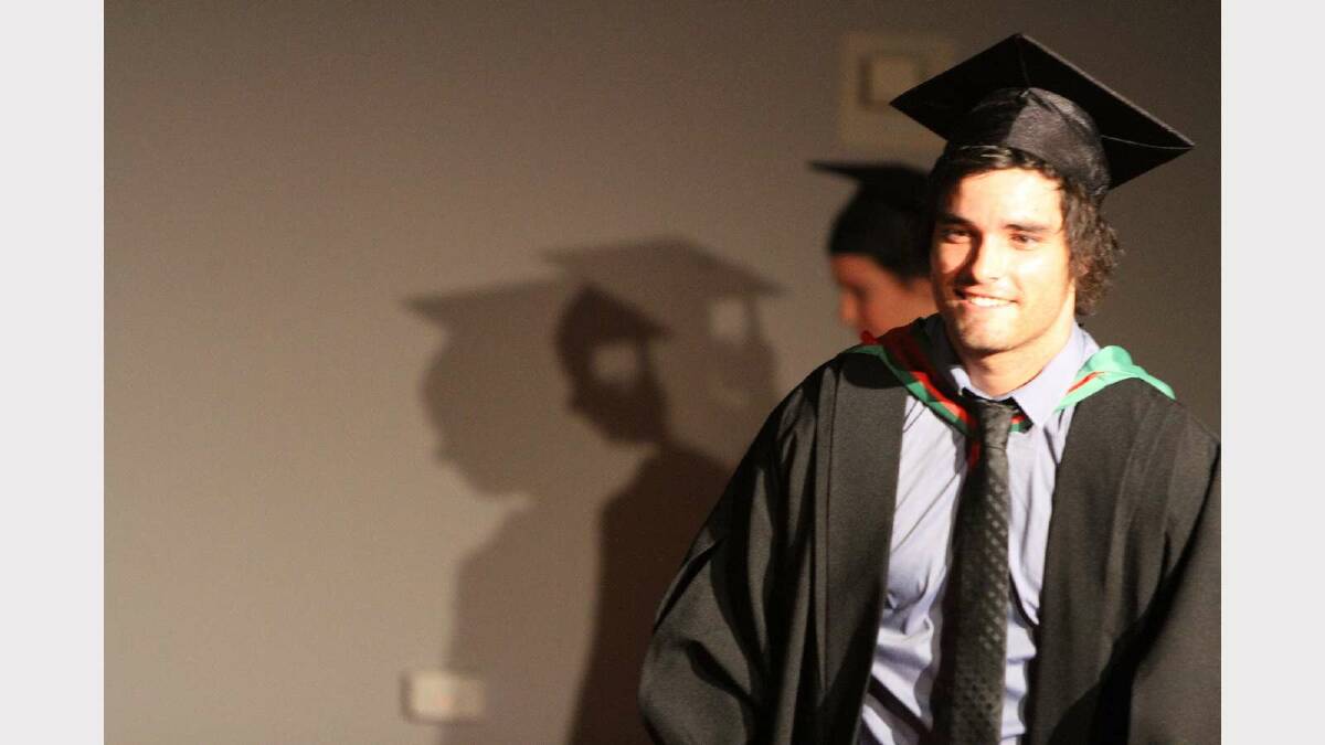 Graduating from Charles Sturt University with a Bachelor of Education (Primary) is Thomas Edgar. Picture: Daisy Huntly