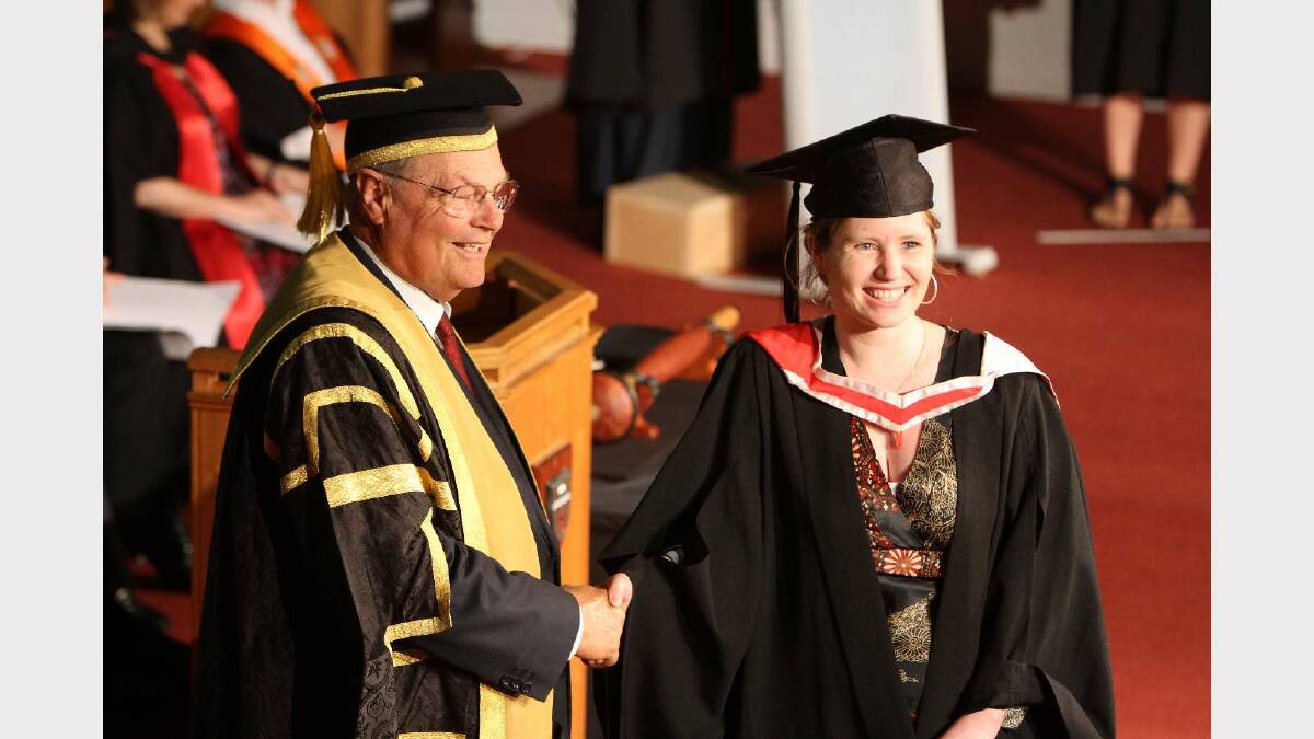 Graduating from Charles Sturt University with a Bachelor of Arts is Deanna Cronk. Picture: Daisy Huntly