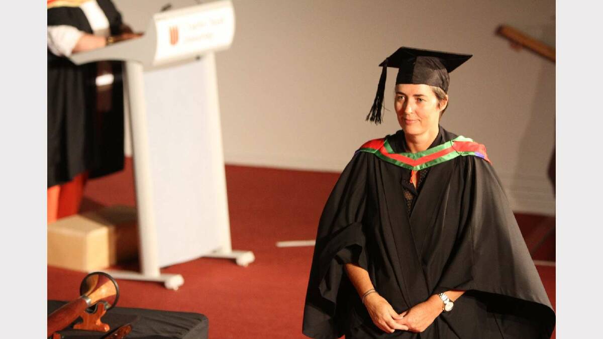 Graduating from Charles Sturt University with a Graduate Certificate in Teacher Librarianship is Anne Bailey. Picture: Daisy Huntly