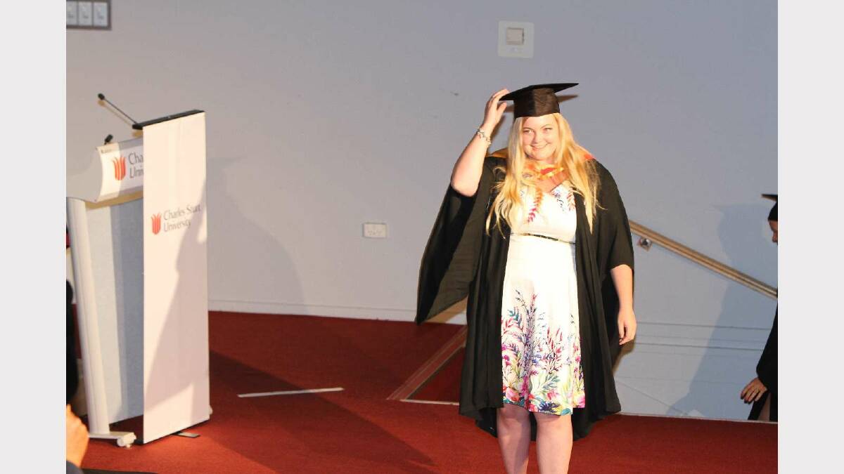 Graduating from Charles Sturt University with a Bachelor of Medical Science/Bachelor of Forensic Biotechnology is Sri Barber. Picture: Daisy Huntly