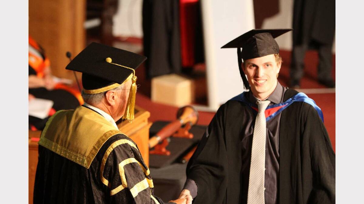 Graduating from Charles Sturt University with a Bachelor of Business (Accounting) is Anthony Davis. Picture: Daisy Huntly