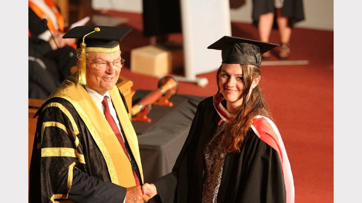 Graduating from Charles Sturt University with a Bachelor of Arts (Design for Theatre and Television) is Bojana Kvrgic. Picture: Daisy Huntly