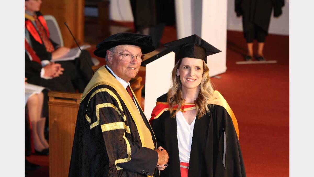 Graduating from Charles Sturt University with a Bachelor of Medical Science is Leisa Negus. Picture: Daisy Huntly
