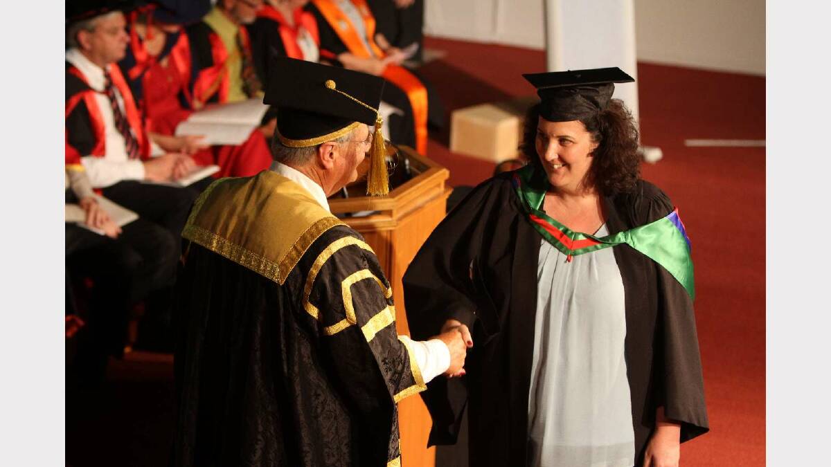 Graduating from Charles Sturt University with a Graduate Certificate in Teacher Librarianship is Karen-Ann Korras. Picture: Daisy Huntly