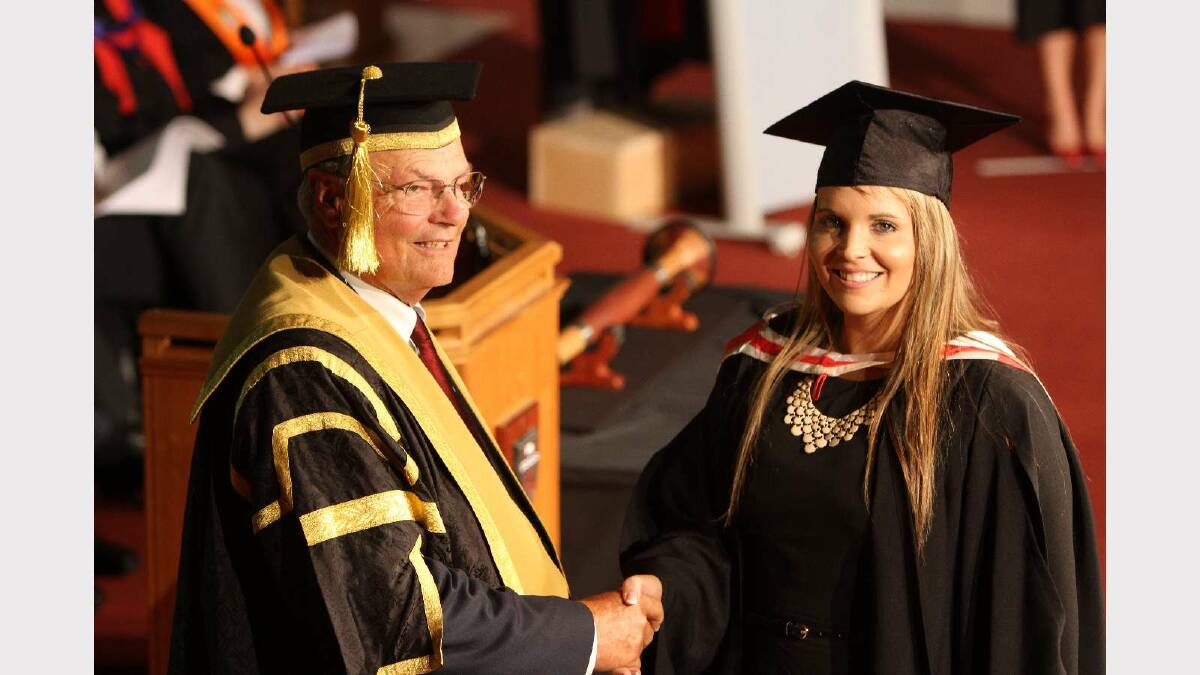 Graduating from Charles Sturt University with a Bachelor of Arts (Graphic Design) is Skye Spencer. Picture: Daisy Huntly
