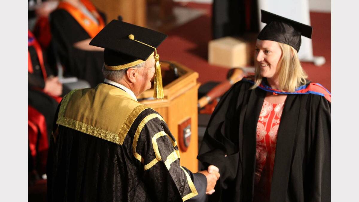 Graduating from Charles Sturt University with a Bachelor of Business (Business Management) is Sarah Young. Picture: Daisy Huntly