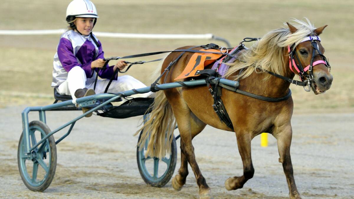 Junee Harness Racing: Ella Smith, 10. Picture: Les Smith