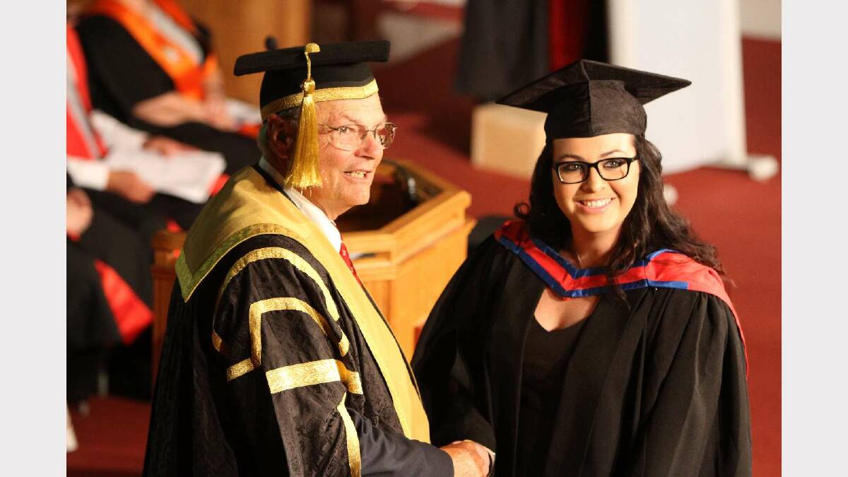 Graduating from Charles Sturt University with a Bachelor of Business (Accounting) is Ella Weaven. Picture: Daisy Huntly