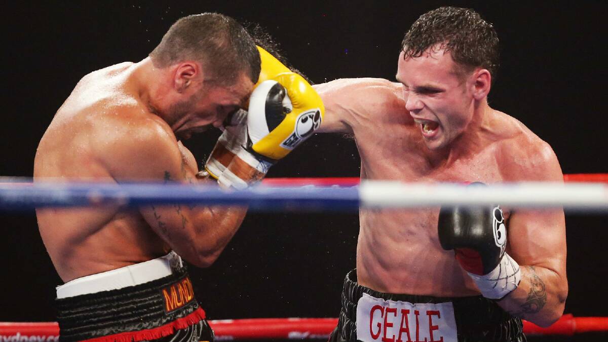 The Mundine-Geale bout brought boxing back into the spotlight. Picture: Getty Images