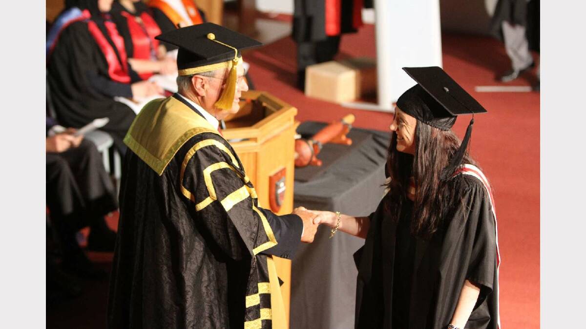 Graduating from Charles Sturt University with a Master of Social Work (Professional Qualifying) is Amy Barnes. Picture: Daisy Huntly