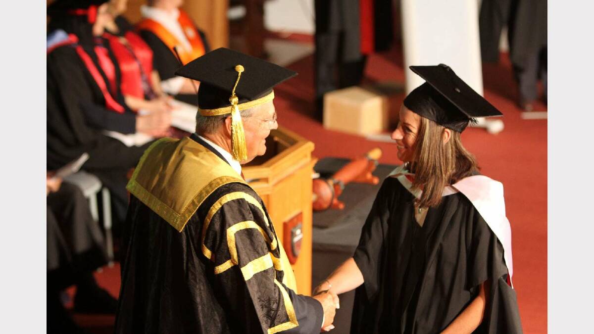 Graduating from Charles Sturt University with a Master of Social Work (Professional Qualifying) is Jane Ley. Picture: Daisy Huntly