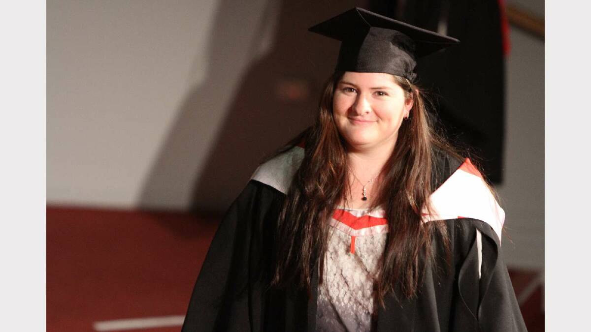 Graduating from Charles Sturt University with a Bachelor of Arts (Photography)/Bachelor of Arts (Graphic Design) is Rhiannon Thornley. Picture: Daisy Huntly