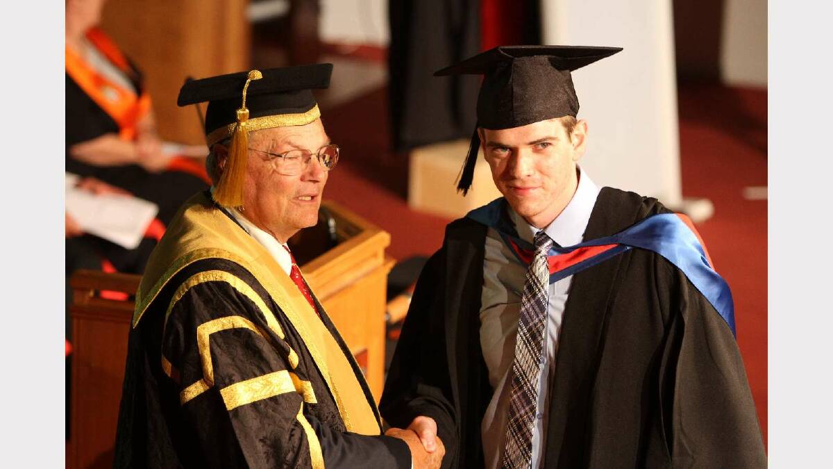 Graduating from Charles Sturt University with a Bachelor of Business (Accounting) is Daniel Bowra. Picture: Daisy Huntly