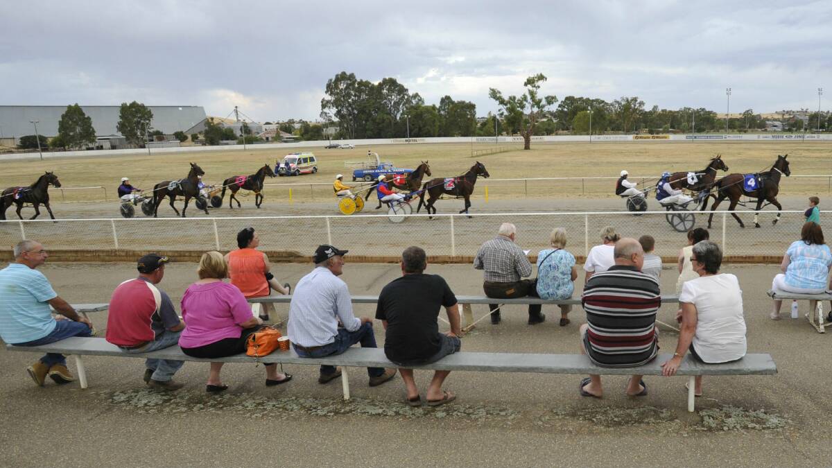 Junee Harness Racing: Race one. Picture: Les Smith