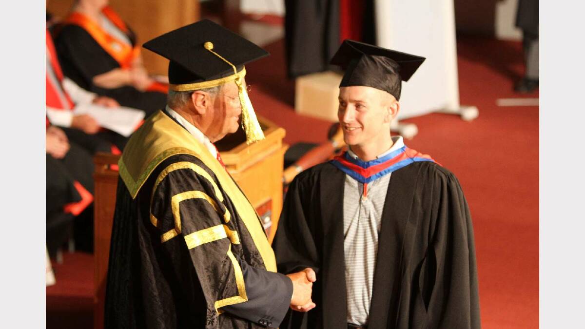 Graduating from Charles Sturt University with a Bachelor of Business (Accounting) is Mitchell Bowen. Picture: Daisy Huntly