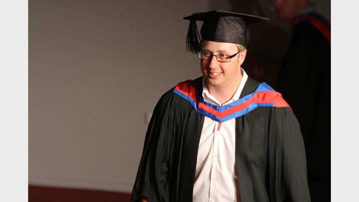 Graduating from Charles Sturt University with a Graduate Certificate in Management (Information Technology) is William Russell. Picture: Daisy Huntly