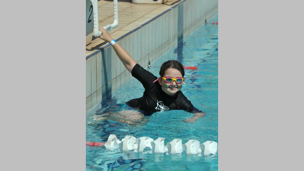 Wagga Public School swimming carnival ... Tayla Coad, 10. Picture: Micheal Frogley