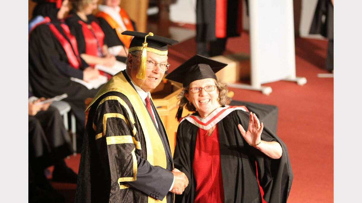 Graduating from Charles Sturt University with a Master of Human Service is Debbley-Anne Haitsma. Picture: Daisy Huntly