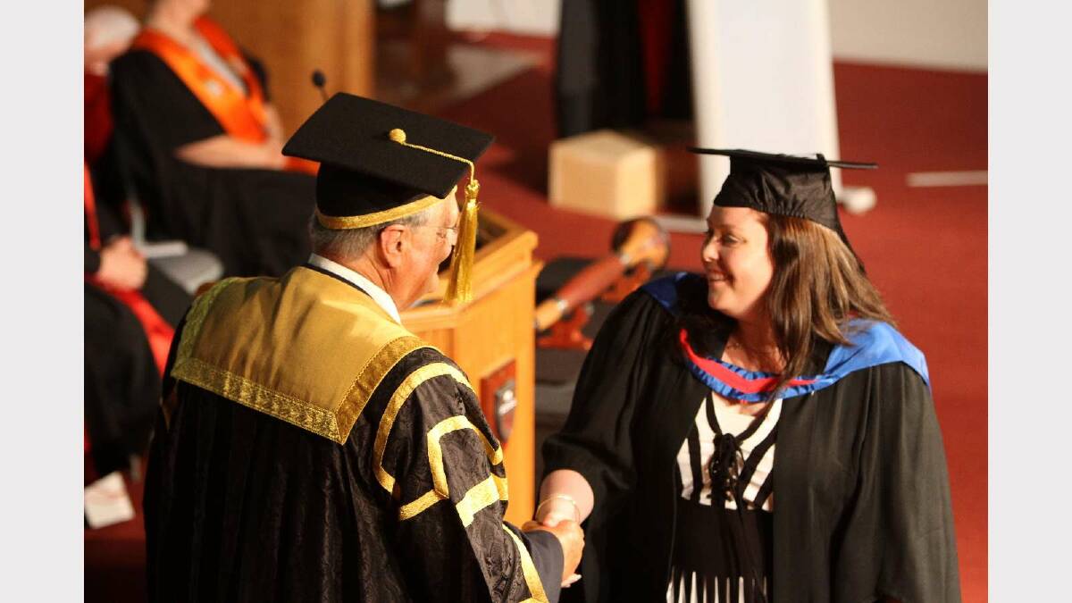 Graduating from Charles Sturt University with a Bachelor of Business (Human Resource Management) is Leah Corkin. Picture: Daisy Huntly