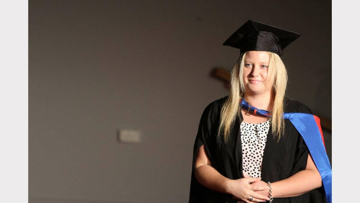 Graduating from Charles Sturt University with a Bachelor of Business (Accounting) is Jenna Gibbs. Picture: Daisy Huntly