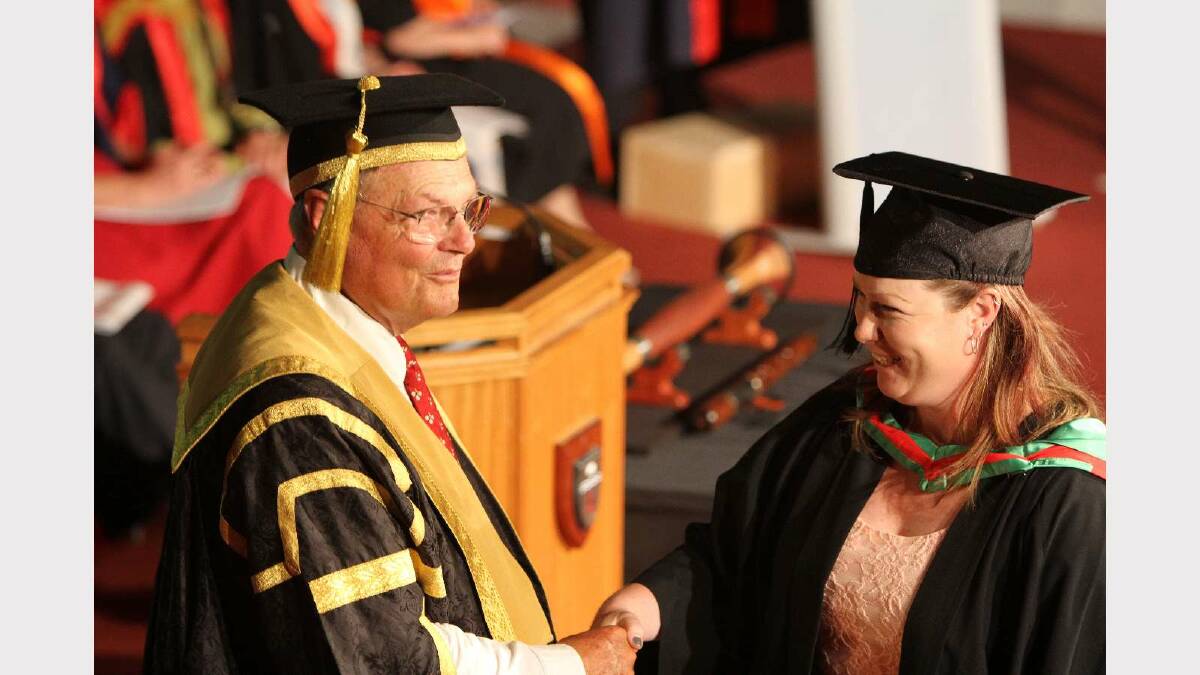 Graduating from Charles Sturt University with a Bachelor of Education (Primary) is Telirah Weir. Picture: Daisy Huntly
