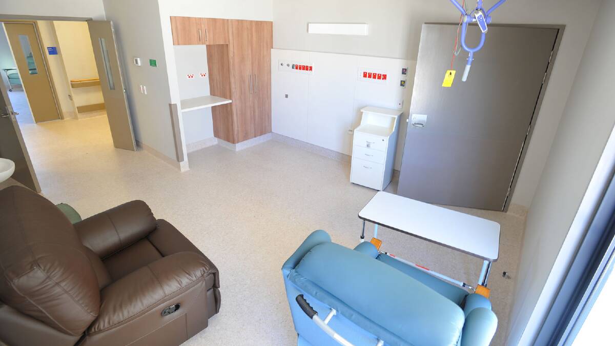 Inside Gundagai MPS ... Palliative care room. Picture: Addison Hamilton