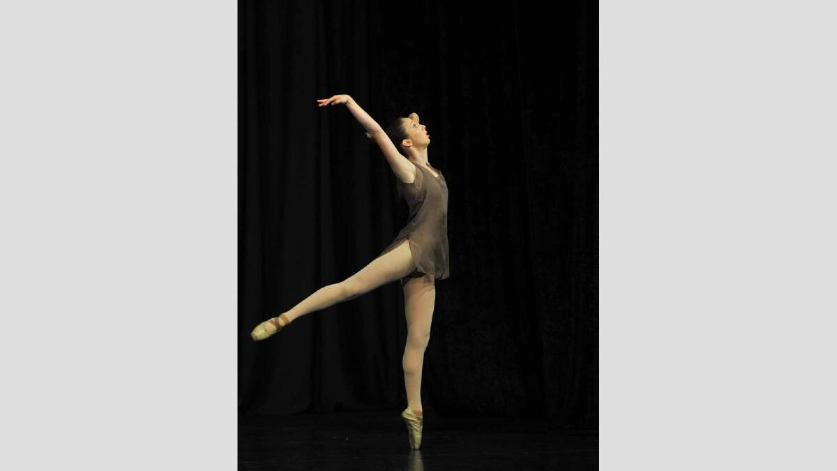 Classical ballet championship 13 and 14 years... Anika De Ruyter of ACT. Picture: Les Smith