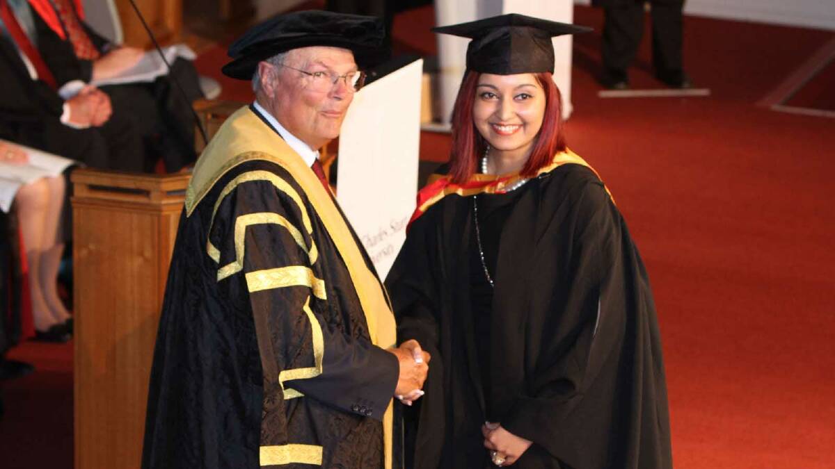 Graduating from Charles Sturt University with a Bachelor of Pharmacy is Crystal Ucarer. Picture: Daisy Huntly