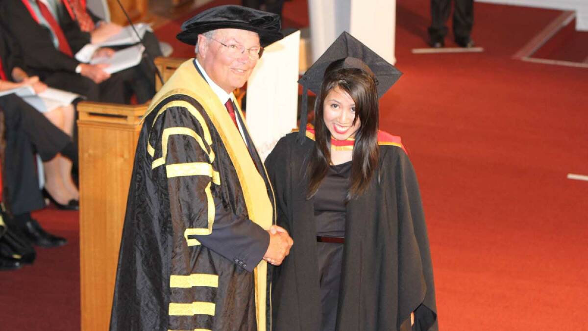 Graduating from Charles Sturt University with a Bachelor of Pharmacy is Louise Luong. Picture: Daisy Huntly