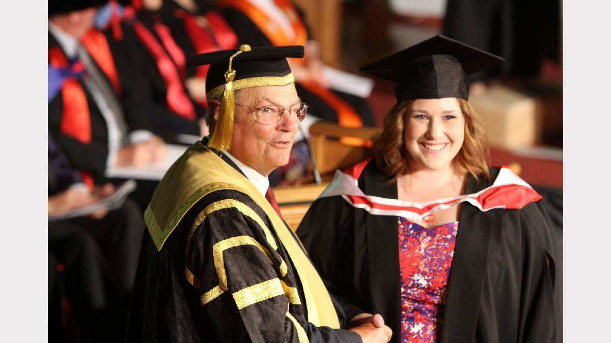 Graduating from Charles Sturt University with a Bachelor of Social Science (Social Welfare) is Elizabeth Roy. Picture: Daisy Huntly