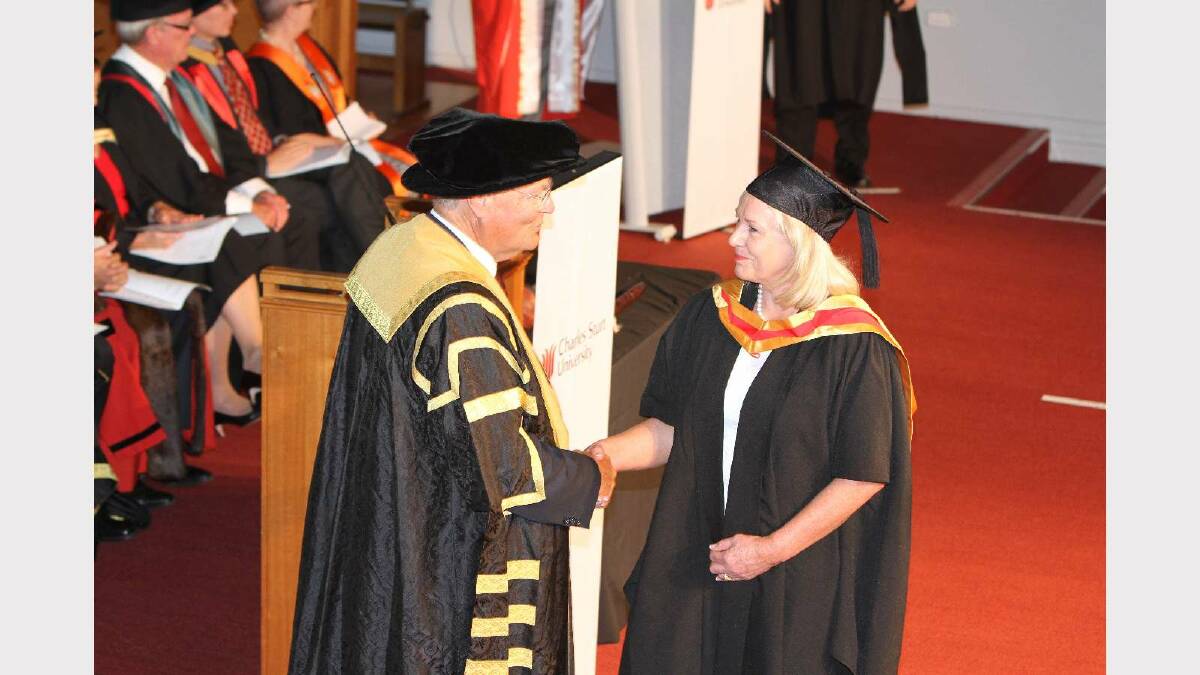 Graduating from Charles Sturt University with a Master of Medical Radiation Science is Barbara Page . Picture: Daisy Huntly