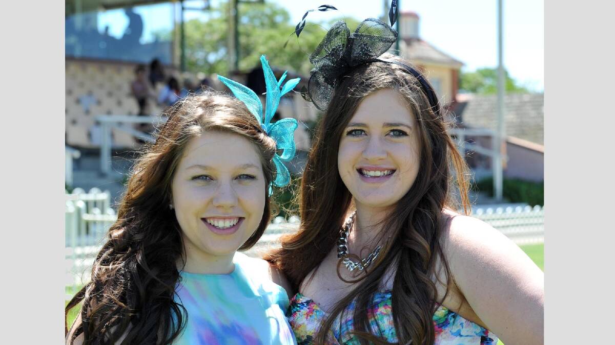 At the MTC Melbourne Cup race day are Fallon Holt and Brittany Harrison. Picture: Michael Frogley