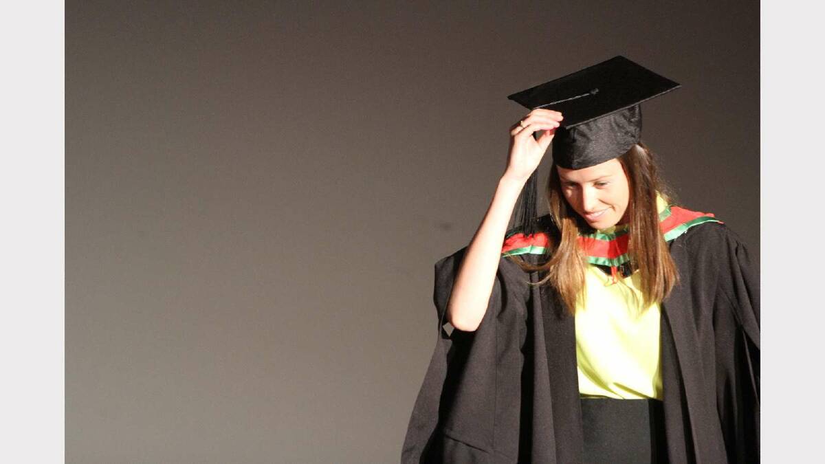 Graduating from Charles Sturt University with a Bachelor of Education (Primary) is Megan Groat. Picture: Daisy Huntly