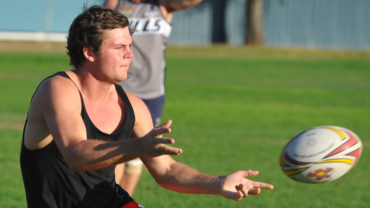 Group Nine All Stars at training on Tuesday ... Jeremy Smith. Picture: Addison Hamilton
