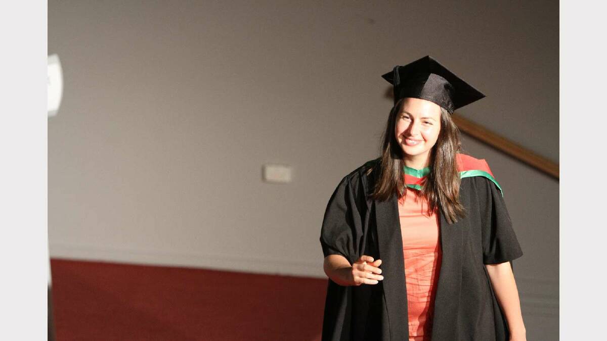 Graduating from Charles Sturt University with a Master of Education (Teacher Librarianship) is Meghan Douglas-Dowling. Picture: Daisy Huntly