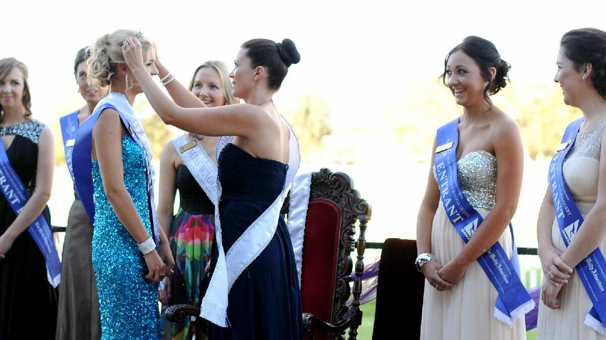 Miss Wagga 2014 crowning ceremony. Cayde Cheney is crowned Community Princess. Picture: Jacinta Coyne