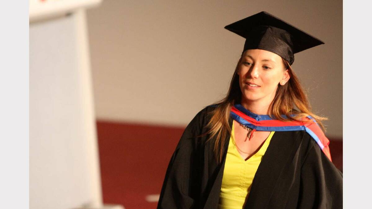 Graduating from Charles Sturt University with a Bachelor of Business (Human Resource Management) is Kimberly Howe. Picture: Daisy Huntly